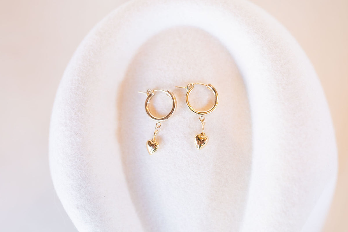 Hoop Heart Earrings – Roam the Range